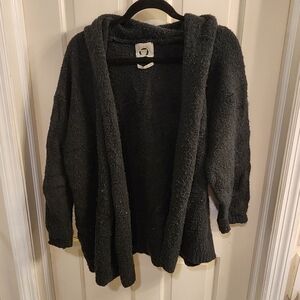 Urban Outfitters Black Soft Cozy Cardigan With Pockets Size M